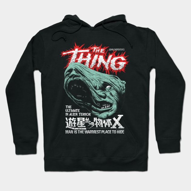 The Thing, John Carpenter, Cult Classic Hoodie by PeligroGraphics